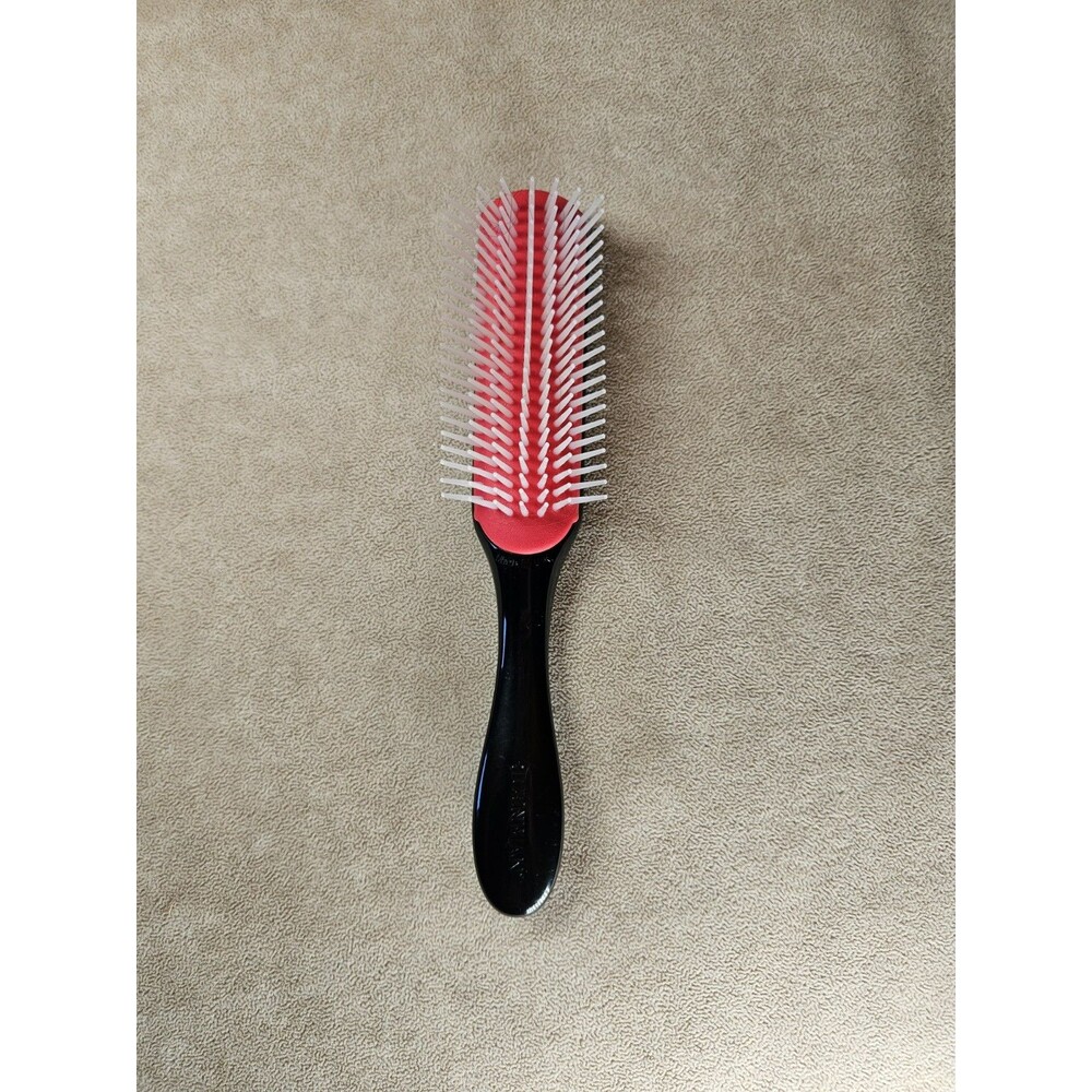 Denman D3 Original Curl Definer Styler Hairbrush Black Plastic 7Row UK USED ONCE
